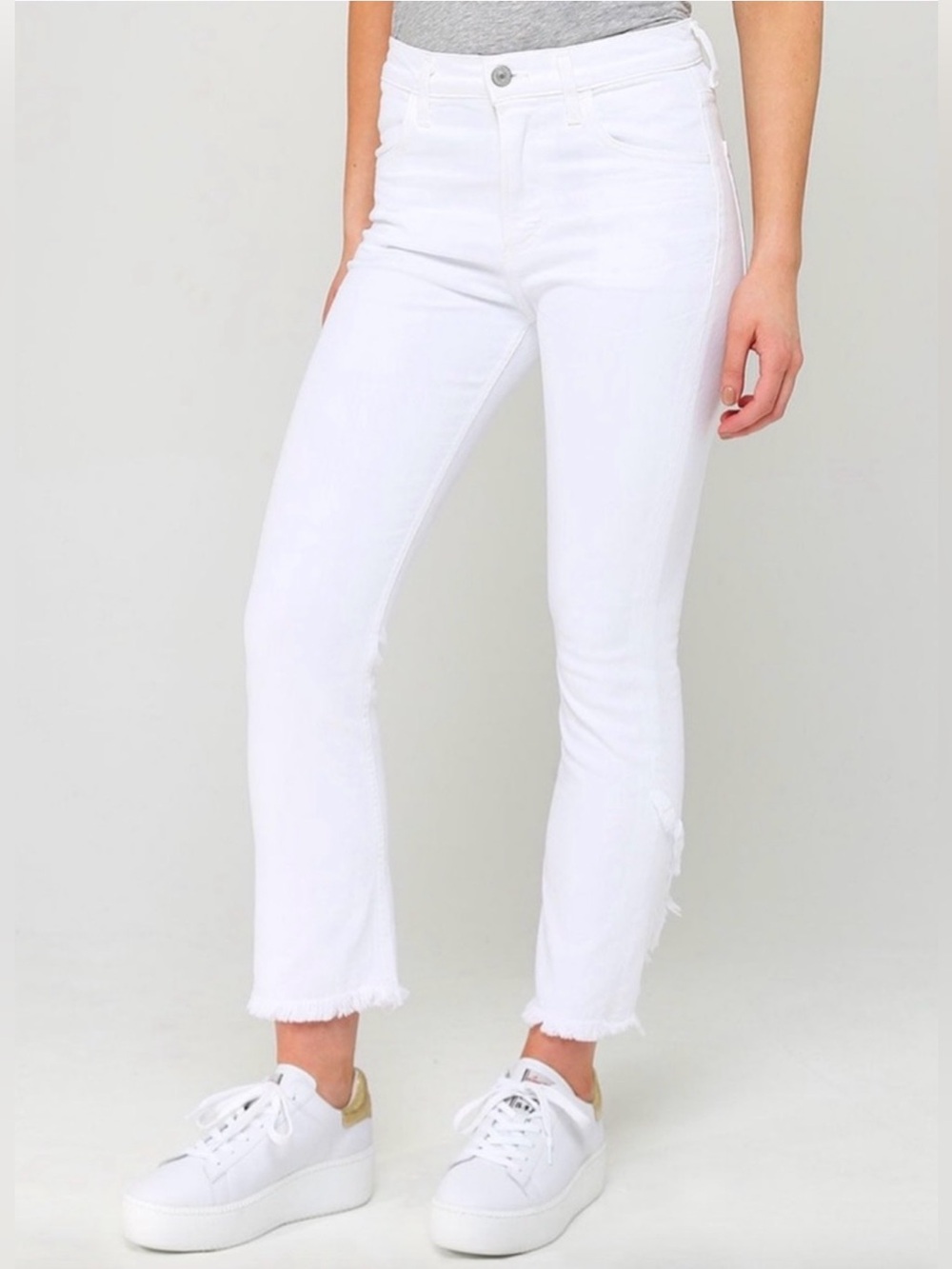 Citizens of Humanity Thompson White Women's Cropped Skinny Jeans- size 25